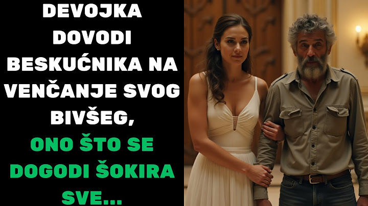 Devojka Dovodi Beskućnika na Venčanje Svog Bivšeg, Ono Što Se Dogodi Šokira Sve