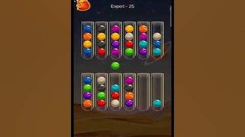 Golden Bubble Sort Expert Level 25 (gameplay walkthrough)