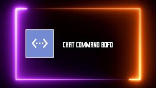 How to code chat command in bdfd