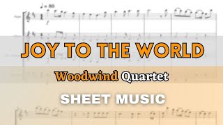 Handel - Joy To The World | Woodwind Quartet (Sheet Music/Full Score)