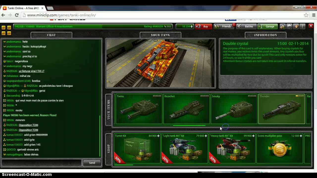 New way of loading things on Tanki online