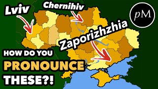 How to pronounce Ukrainian cities in English 🇺🇦