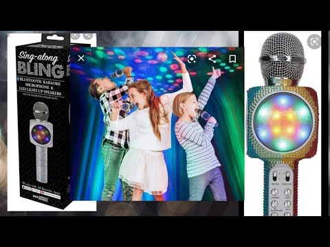 Sing-along Bling Bluetooth Karaoke Microphone - Wireless Express Featured