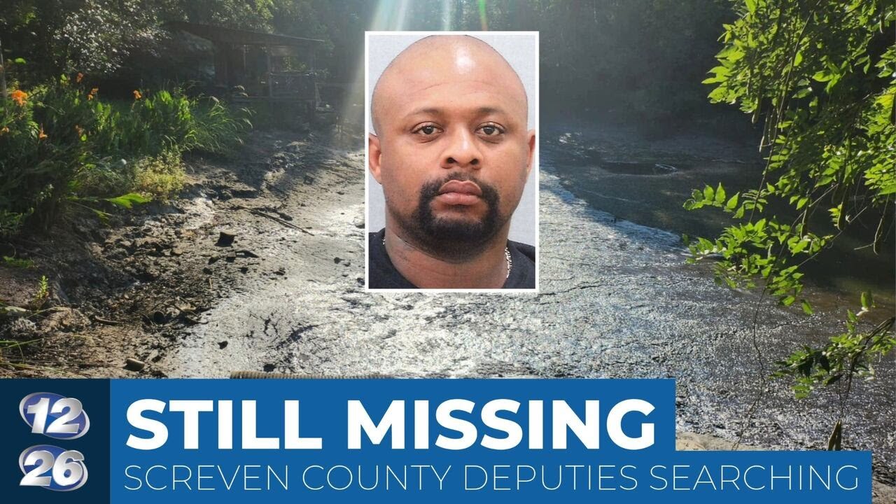 Pond drained in search for missing Screven County man - YouTube