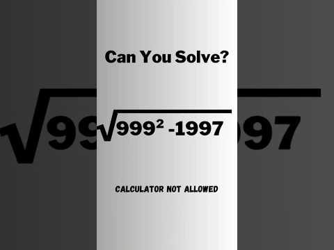A Confusing Math