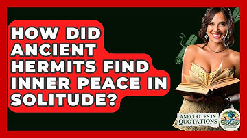 How Did Ancient Hermits Find Inner Peace In Solitude? - Anecdotes in Quotation