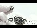 Rubber bonded seal washers