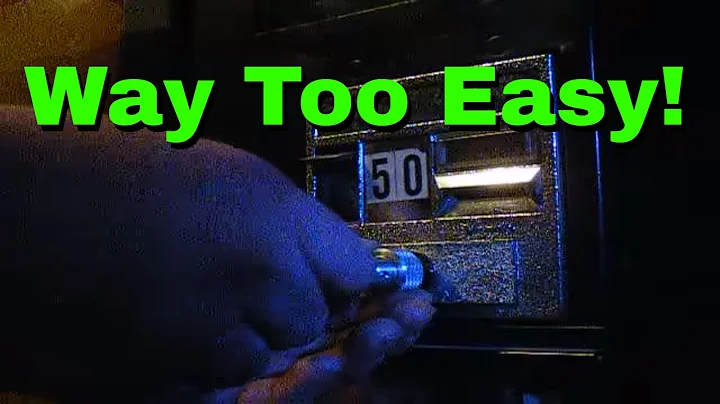 Break into Vending Machine using Lock Pick