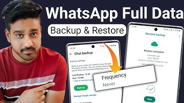Whatsapp backup kaise kare | How to backup whatsapp messages | Whatsapp chat backup kaise kare