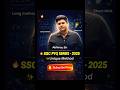 SSC PYQ 2025 🤯 | Abhinay Sir Unique Method | Short Trick 🔥