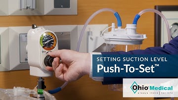Setting Suction Level: Push-To-Set™