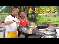 厨师长分享：“香葱蛋炒饭”的家常做法，满满的“锅气”，松散干香！