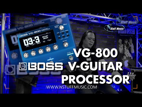 BOSS VG-800 V-Guitar Processor Pedal - YouTube