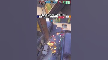 INSANE Pharah 5K to Clean up Enemy Team! 🔥 #gaming #overwatch2 #shorts