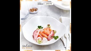Labeyrie x Gaël Orieux, chef étoilé - Saumon Fumé le Boisé d'Ecosse, pickles de légumes & avocat