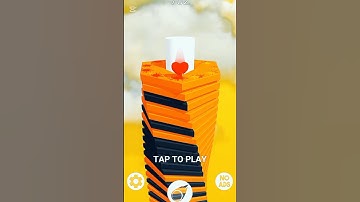 "Most Satisfying Stack Ball Gameplay 😍 | #stackball #stackballgame #stackballshorts #shorts #gaming