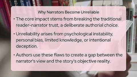 How Does an Unreliable Narrator Affect a Story?