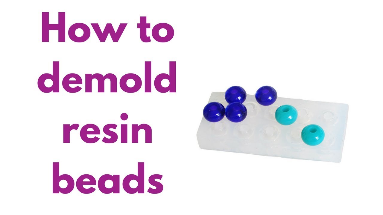 How to demold resin beads YouTube