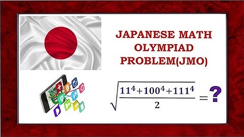 Japanese math Olympiad preliminary problem 2016 || JMO