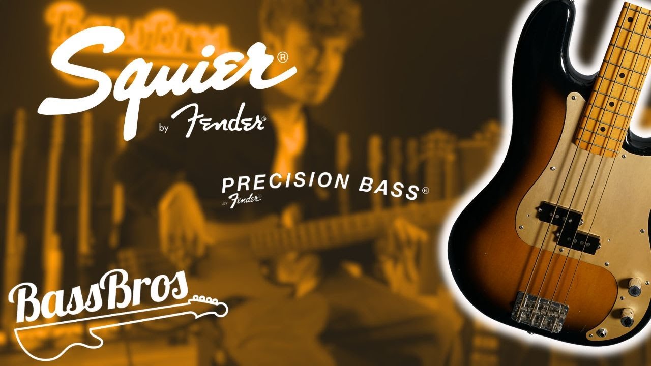 1983 Squier by Fender JV Precision Bass MIJ - YouTube