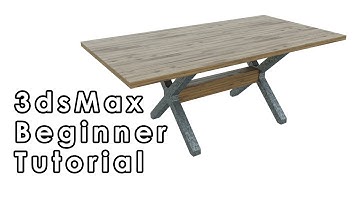 3dsmax Loft Table Modeling (Beginner Tutorial)
