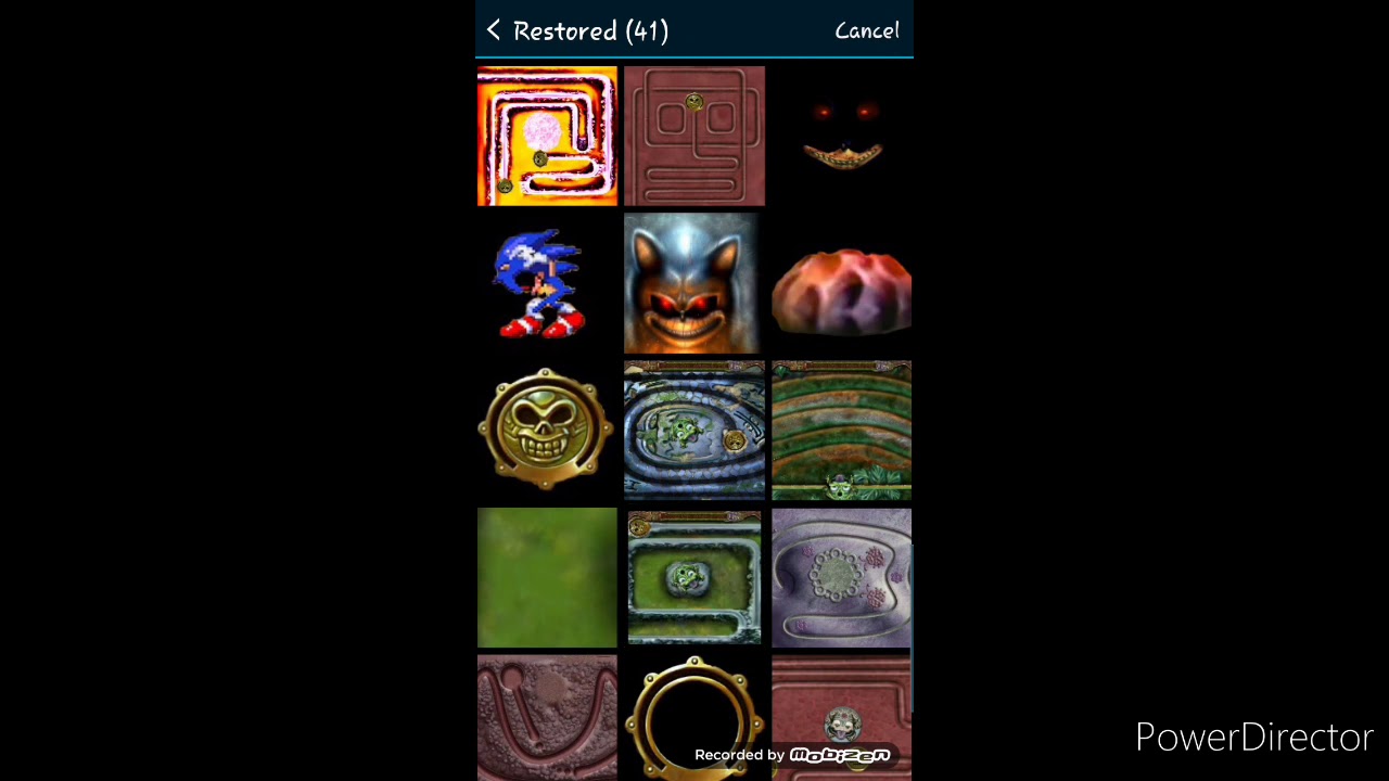 This is how I create Zuma Map : Posion by using a phone