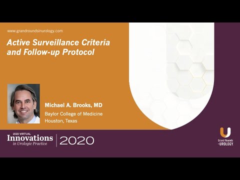 Active Surveillance Criteria and Follow-up Protocol - YouTube