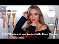Charlotte Tilbury Beauty Light Wands 9months later | How to style your bangs with the Dyson Airwrap