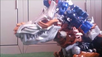 optimus vs grimlock stop motion