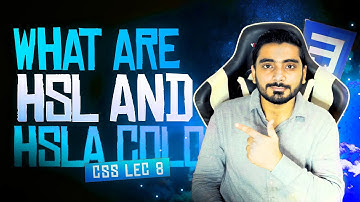 CSS Colors Tutorial - What are HSL and HSLA Colors | CSS #08 | Web Dev #36