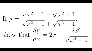 Differentiation Example