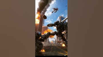 🤖 Robot Invasion Terrifying War in a Modern City! 🤖 💥 #RobotInvasion #Robots
