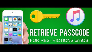 How To Recovery Restriction Passcode in ios device without any restore or deleting files