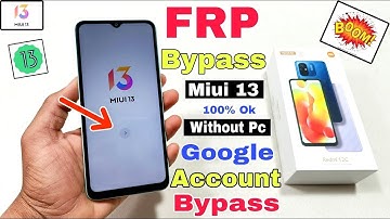 Redmi 12c Hardresate Frp Bypass Miui 13 With Out Pc 2023 frpbypass2023