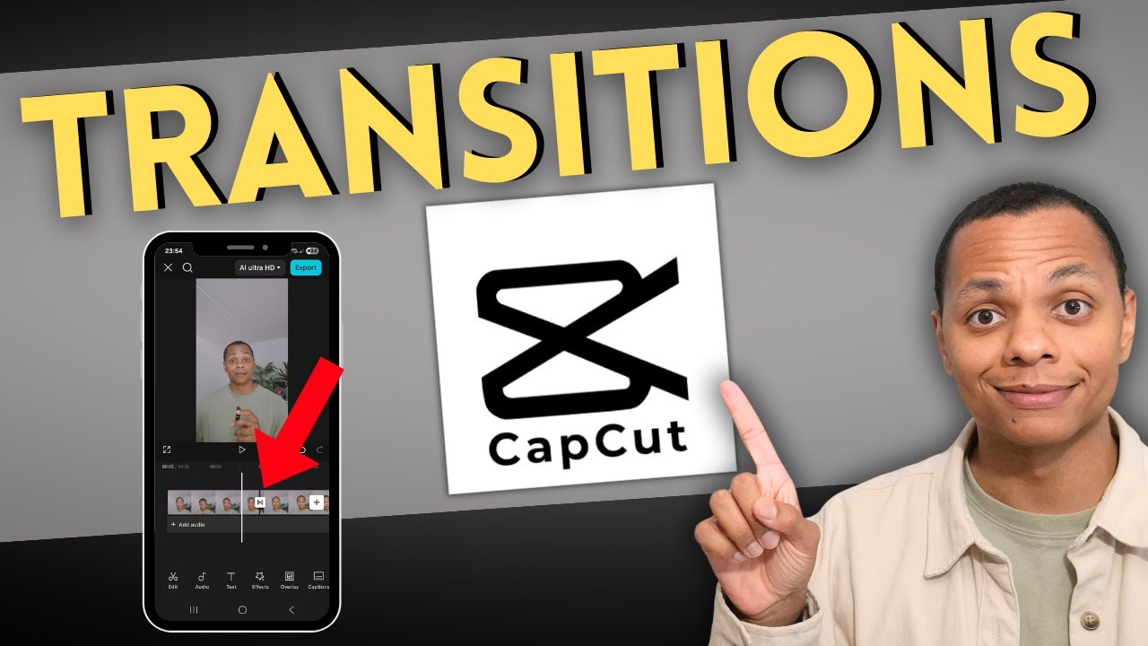 How to add Transition in CapCut (PC and Mobile) - YouTube
