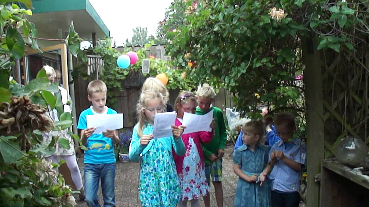 Verrassend Kinderen lied voor feest Opa en Oma - YouTube ZL-96