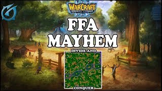 Grubby | Warcraft 3 TFT | 1.30 | FFA on Divide and Conquer - FFA Mayhem