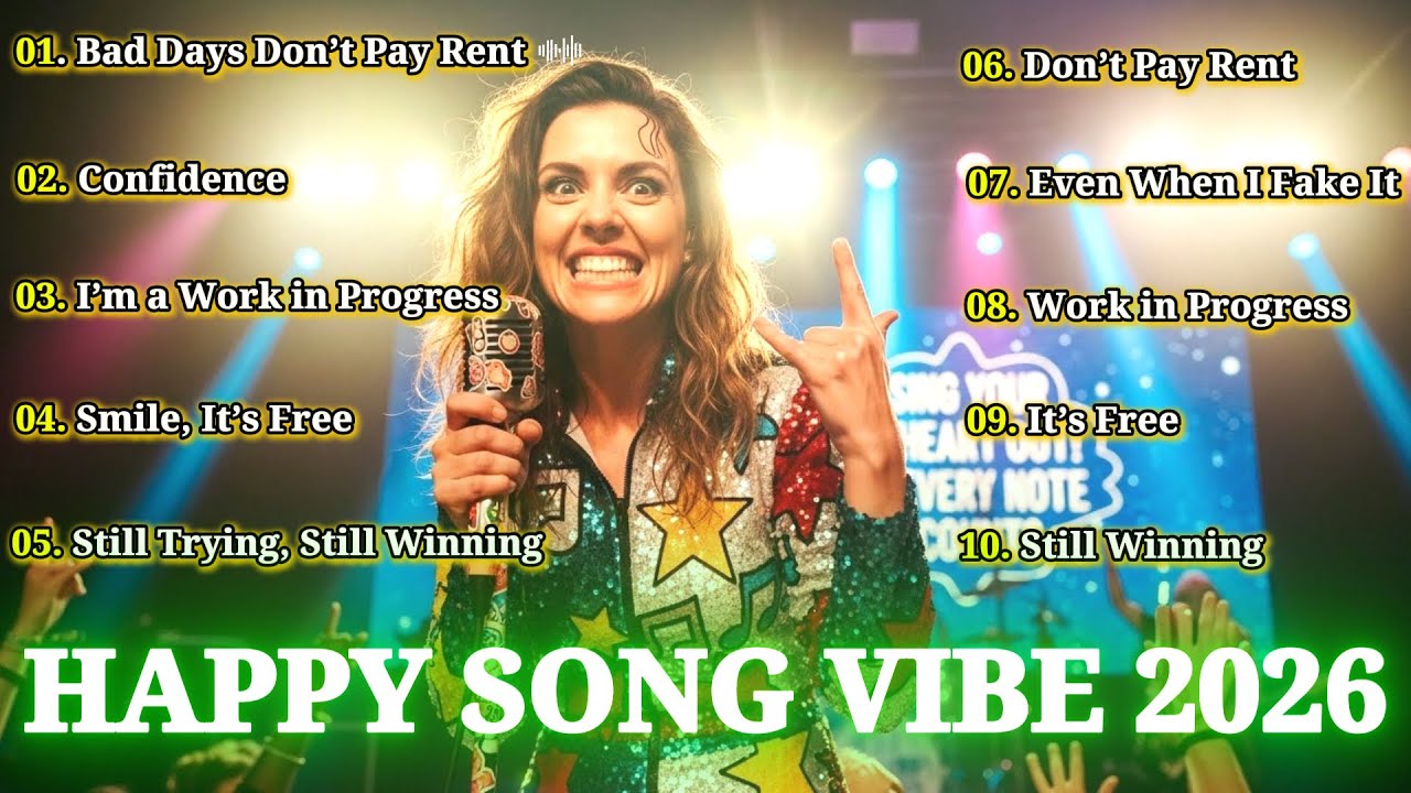 Happy Song | Feel Good Music to Boost Your Mood Positive Vibes Only Happy Pop Song for a Better Day🎧