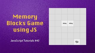 Memory Blocks Game in JS | JavaScript Tutorials | Web Development Tutorials screenshot 3