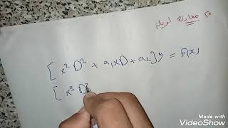 معادلة اويلر |معادلات تفاضلية