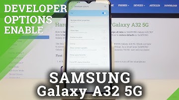 How to Unlock Developer Options in Samsung Galaxy A32 5G - Enter Developer Mode