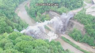 Old 219 bridge implosion reversed