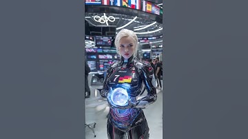🇩🇪 Germany’s No.7 – A Glimpse Into the Robotic Future #robot #humanoid #athlete #Olympics #aiart