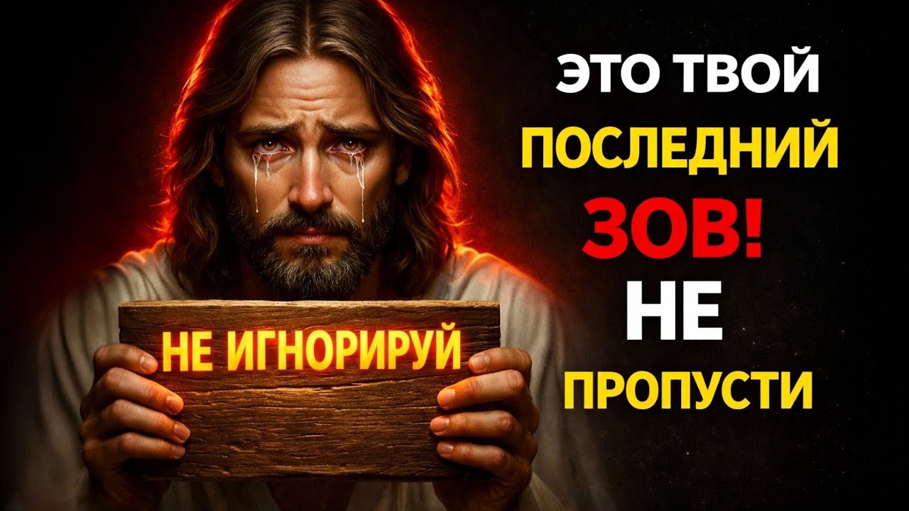 ✝️ БОГ ГОВОРИТ: ИГНОРИРУЕШЬ ЭТО — И ДВЕРЬ ЗАКРОЕТСЯ