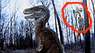 Siren head in Jurassic Park  |  The SCARIEST Siren Head Sightings In Real LIFE..