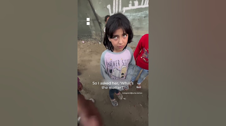 Gaza girl cries seeing journalist who resembles her father | AJ #shorts