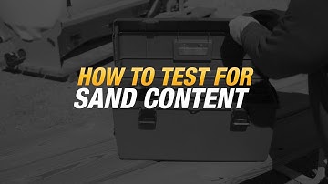 How to test for sand content in your Vermeer reclaimer