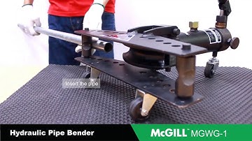 McGILL hydraulic and manual pipe benders