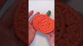🆕 TUTORIAL 🎃 DIY an easy macrame pumpkin 🎃 coaster Halloween home decoration 🧹 #shorts #macrame