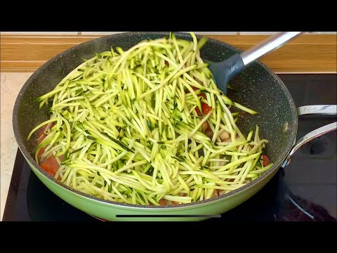 Беру Кабачки, филе и готовлю Быстрый и Вкусный Ужин за 15 минут просто и быстро! Жареные кабачки